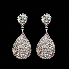 Charming Silver Plated Zircon Earrings with Unique Personality and Sweet Design