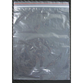 Plastic Resealable Packaging Bags, Top Seal, Self Seal Bag, Rectangle