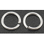 925 Sterling Silver Open Jump Rings, Round Rings, 5x0.8mm, about 1470pcs/100g