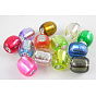 Transparent Acrylic Beads, Barrel, 12~13x12mm, Hole: 6.5mm, about 660pcs/500g