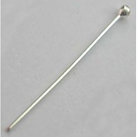 925 épingles à tête sphérique en argent sterling