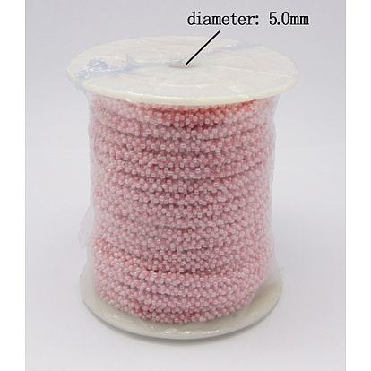 Жемчужные шнуры, 5 мм, около 21.87 ярдов (20 м) / рулон