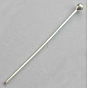 925 Sterling Silver Ball Head Pins, 40x0.5mm, about 86pcs/10g