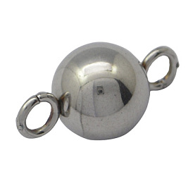 201 Stainless Steel Links connectors, with 304 Stainless Steel Loops, Round