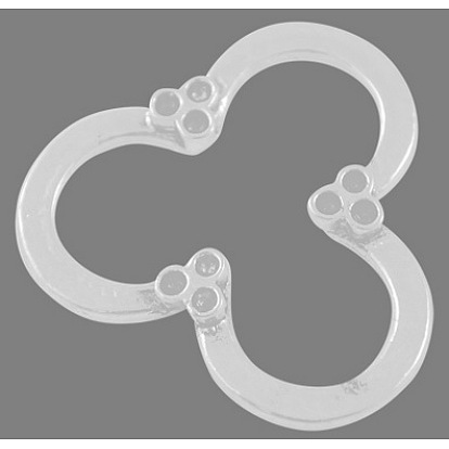 Tibetischer stil Aluminium Anhänger & Charms, Bleifrei und cadmium frei, Blume