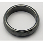 Unmagnetische synthetischen Hämatit Breitbandringe, facettiert, 20 mm
