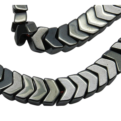 Non-Magnetic Synthetic Hematite Beads, 8x7x4mm