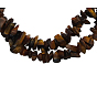Natural Tiger Eye Beads Strands, Chips, 3~5mm
