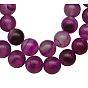 Natural Agate Beads, Dyed, Dyed, Round