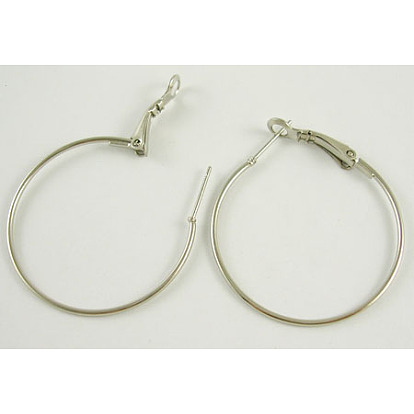 Iron Hoop Earrings, 35mm