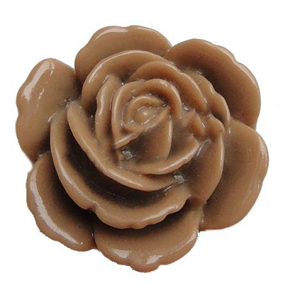 Разноцветные кабошоны из смолы, Новые модные цветок, 23x11 мм