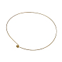 Brass Necklace Making, Rigid Necklaces, Inner Diameter: 145mm, Wire: 1.3mm