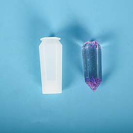 Силиконовые формы с маятниковым кристаллом, кулоны кристаллы кварца формы, для уф-смолы, изготовление ювелирных изделий из эпоксидной смолы