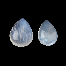 Бусины из натурального радужного лунного камня, без отверстия , слеза