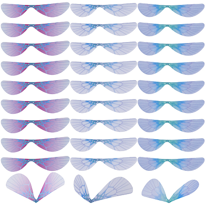 180шт 3 цвета волокна тюль украшения аксессуары, поделка крыла стрекозы из органзы