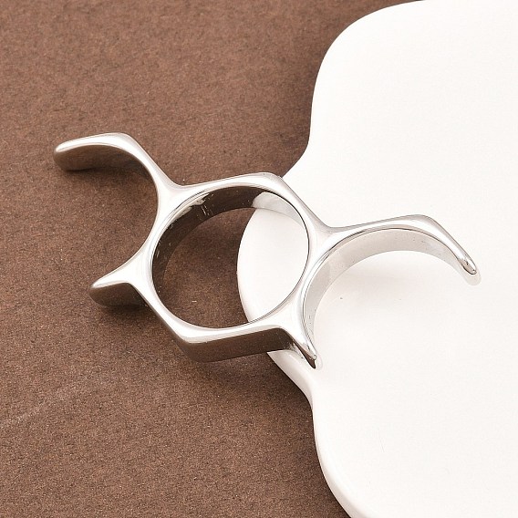 304 палец кольца из нержавеющей стали, шестиугольник