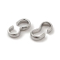 304 Stainless Steel Quick Link Connectors, Chain Findings, Number 3 Shaped Clasps