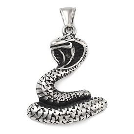 304 подвески из нержавеющей стали, очарование змеи