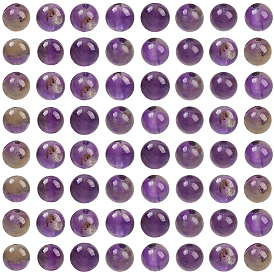 Природный аметист бисера, круглые