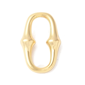 Латунные соединительные колечки, овальной формы, стойки покрытие, долговечный, без никеля 