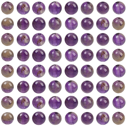 Природный аметист бисера, круглые