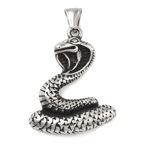 304 подвески из нержавеющей стали, очарование змеи