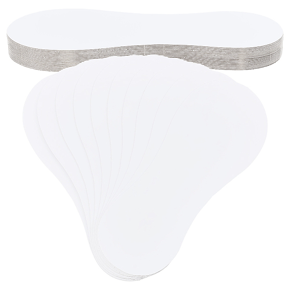 20Pcs Paper Invisible Boat Sock Inserts, Socks Liner Board