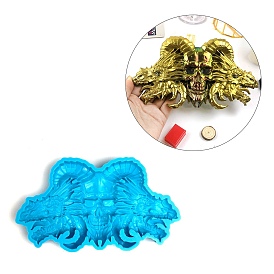 DIY Dragon Skull Ornament Silicone Molds, Resin Casting Molds, For UV Resin, Epoxy Resin Craft Making
