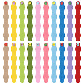20Pcs 20 Styles Cloth Cord Bracelets Set
