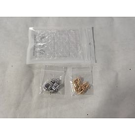 20 conjuntos 2 cierres magnéticos de aleación de colores, para la fabricación de la joyería, columna