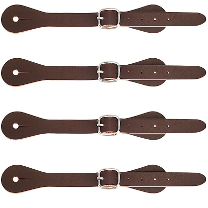 4шт. ремешков для шнурков из сплава и кожи, для обуви