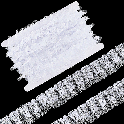 10м хлопковая плиссированная цветочная кружевная отделка, аксессуары для одежды