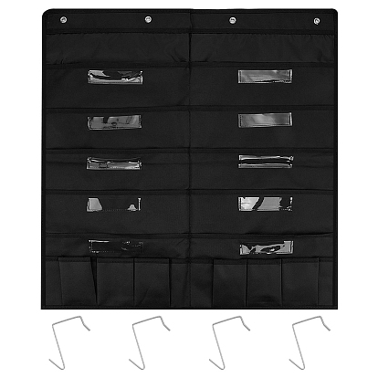 2 Сумки из оксфордской ткани, подвесная сумка для хранения, прямоугольные, с крюком