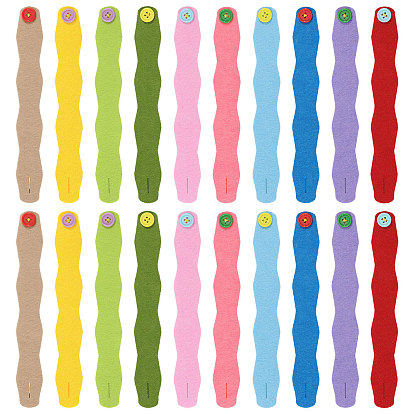 20Pcs 20 Styles Cloth Cord Bracelets Set