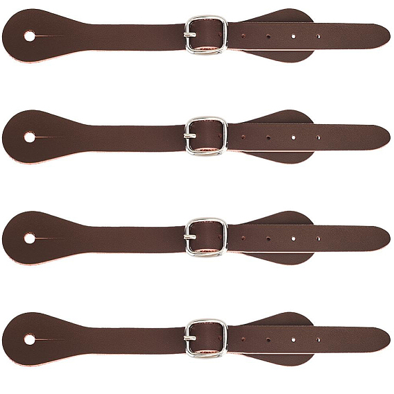 4шт. ремешков для шнурков из сплава и кожи, для обуви