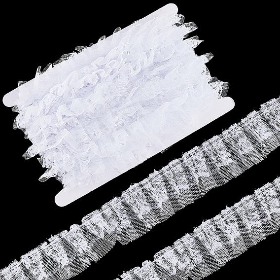 10м хлопковая плиссированная цветочная кружевная отделка, аксессуары для одежды