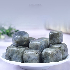 Natural Labradorite Tumbled Stones, Energy Minerals Gemstones, Home Decoration