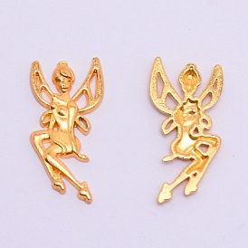 Сплав кабошонов, уф смола наполнитель материал, без кадмия и без свинца, фея