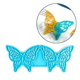 Подвески бабочки силиконовые формочки, формы для литья смолы, для уф-смолы, изготовление ювелирных изделий из эпоксидной смолы