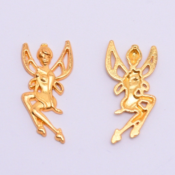 Сплав кабошонов, уф смола наполнитель материал, без кадмия и без свинца, фея