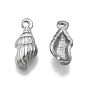 304 Stainless Steel Pendants, Spiral Shell Shape