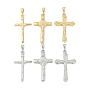 Латунные подвески, без кадмия и без свинца, крест распятие с подвесками в виде Иисуса