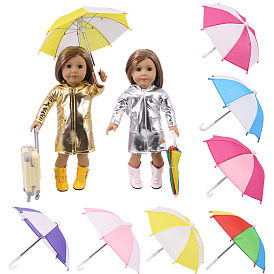 Тканевый мини-зонт от дождя, принадлежности для изготовления кукол, Аксессуары для кукольных домиков для девочек bjd