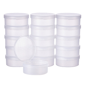 BENECREAT Frosted Plastic Bead Containers, Column