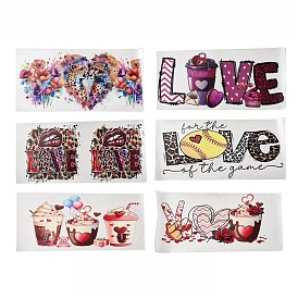 PET Self-Adhesive Stickers, for Party Decorative Present
