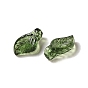 Transparent Acrylic Charms, for Earrings Accessories, Leaf Charms