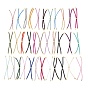Fabrication de bracelets en cordon de cuir tressé en microfibre ronde ajustable, avec les accessoires en laiton, convient aux breloques de connecteur