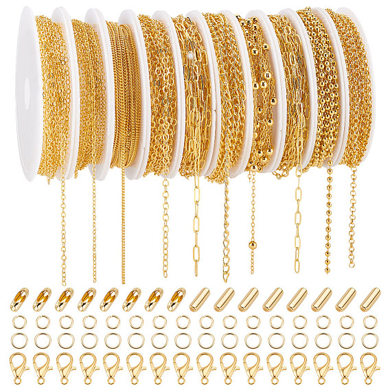 Наборы для самостоятельного изготовления браслетов/ожерельев из латуни и нержавеющей стали