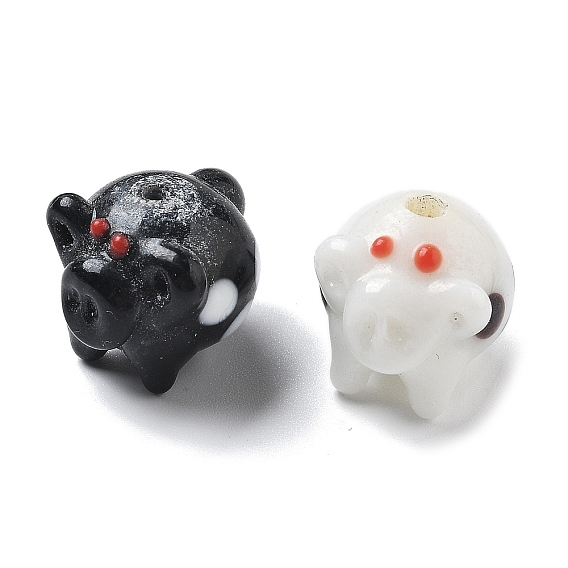 Бусины лэмпворк , свинья