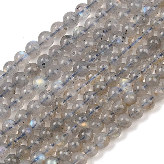 Природные лабрадорита бисер нитей, круглые